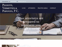 Tablet Screenshot of mich-legal.com